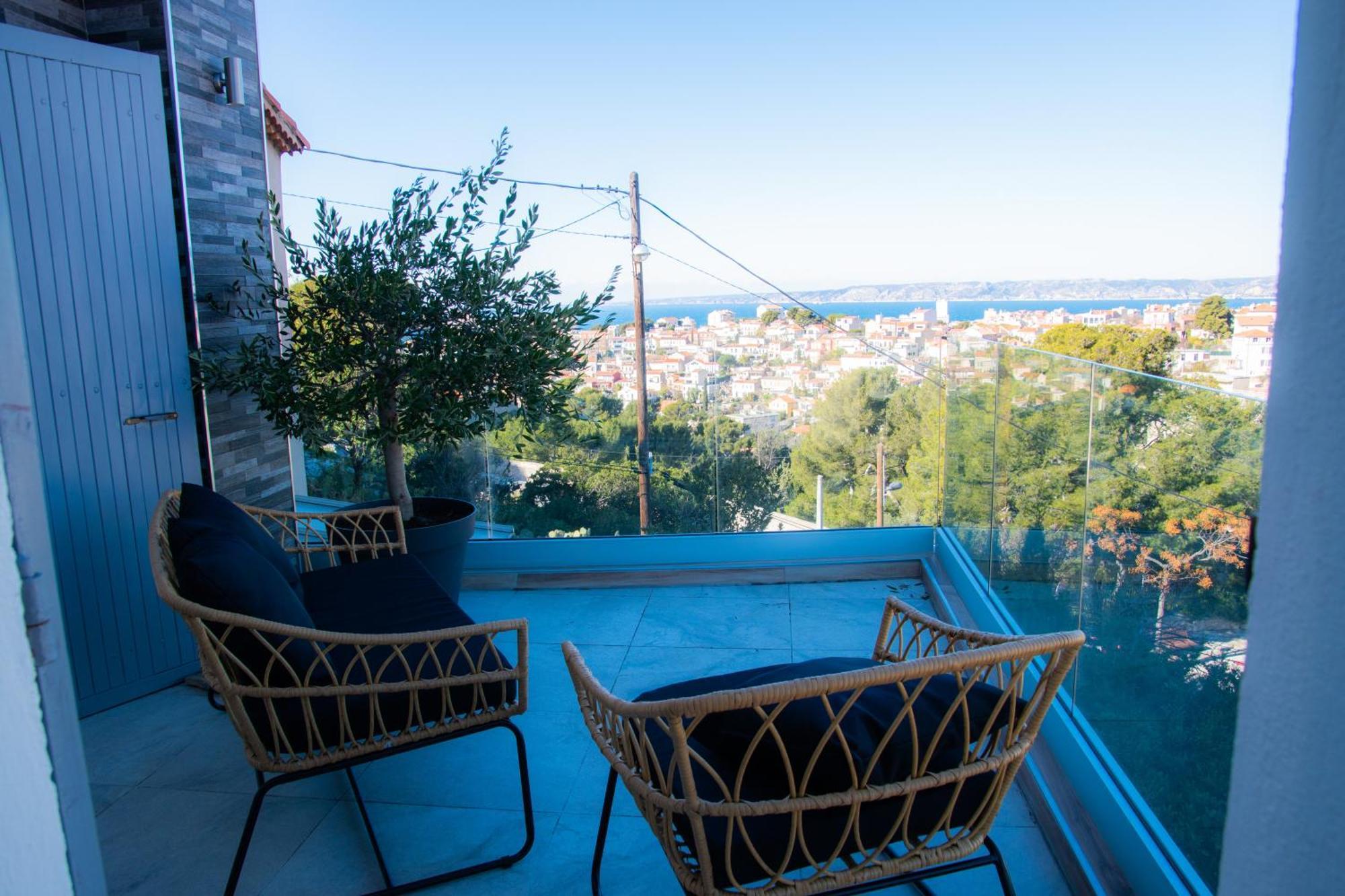 הוילה מרסיי Les Balcons Du Roucas Blanc מראה חיצוני תמונה